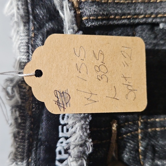 033 Long denim maxi long Express skirt with front and back pockets - Picture 6 of 7